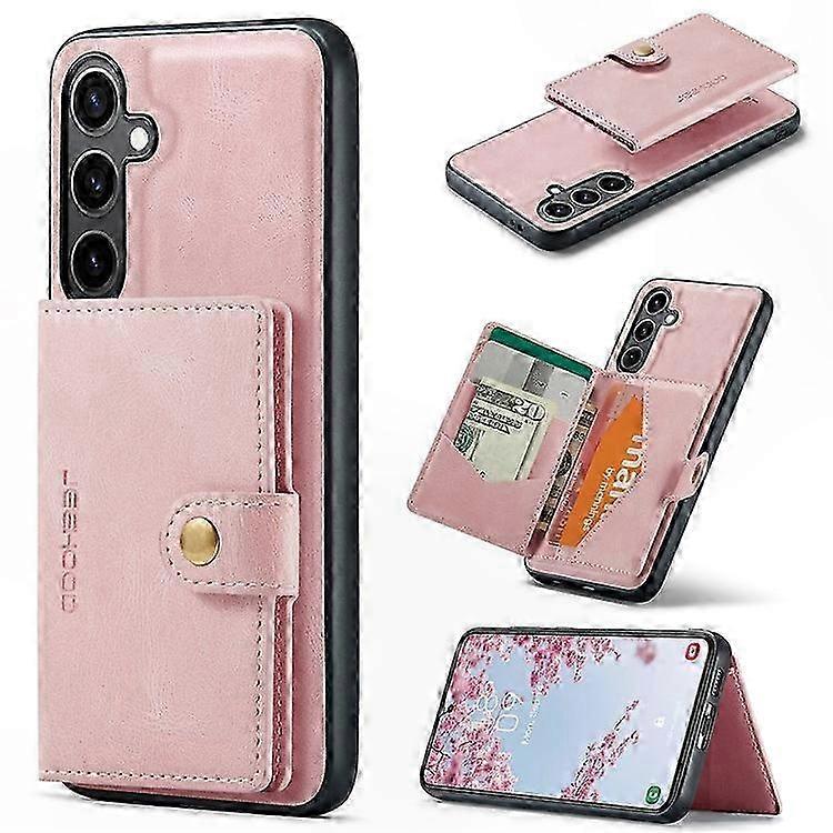 Retro-tpu-lederhülle Mit Kartenhalter Und Ständer Für Samsung Galaxy S24, Robuste Vintage-hülle, Stoßfester Schutz, Betrachtungsständer, Premium-hülle Mit Kartenfächern