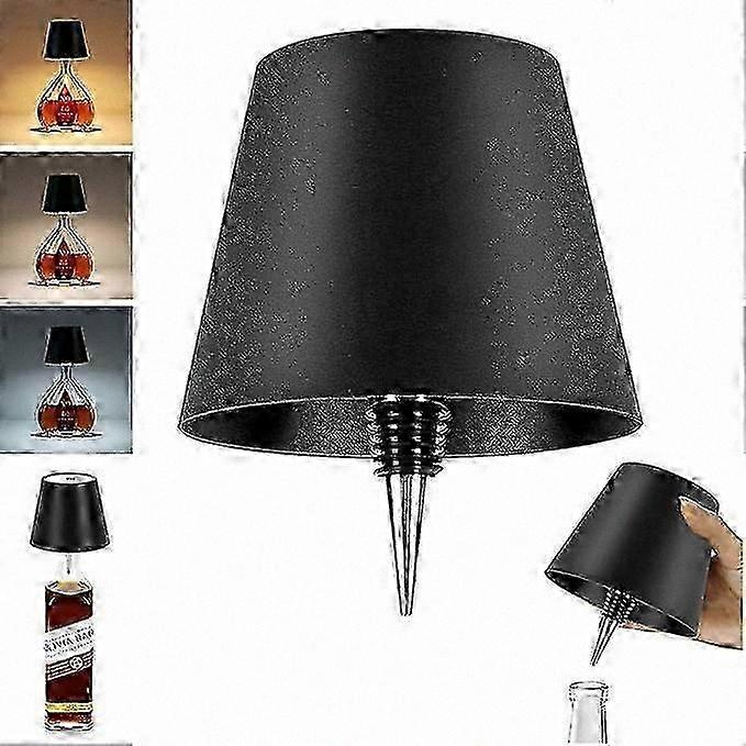 Wiederaufladbare Rgb-led-flaschenlampe Mit Touch-steuerung, 3 Farben, Kabelloses Nachtlicht Für Schlafzimmer, Restaurant Und Bar