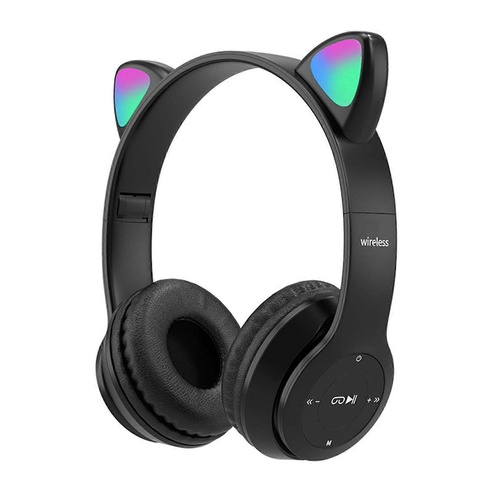 Niedliche, Katzenförmige Kabellose Bluetooth-kopfhörer, Brillanter Stereo-hifi-klang, Kabellose Ohrhörer Für Zuhause, Schule Und Büro.