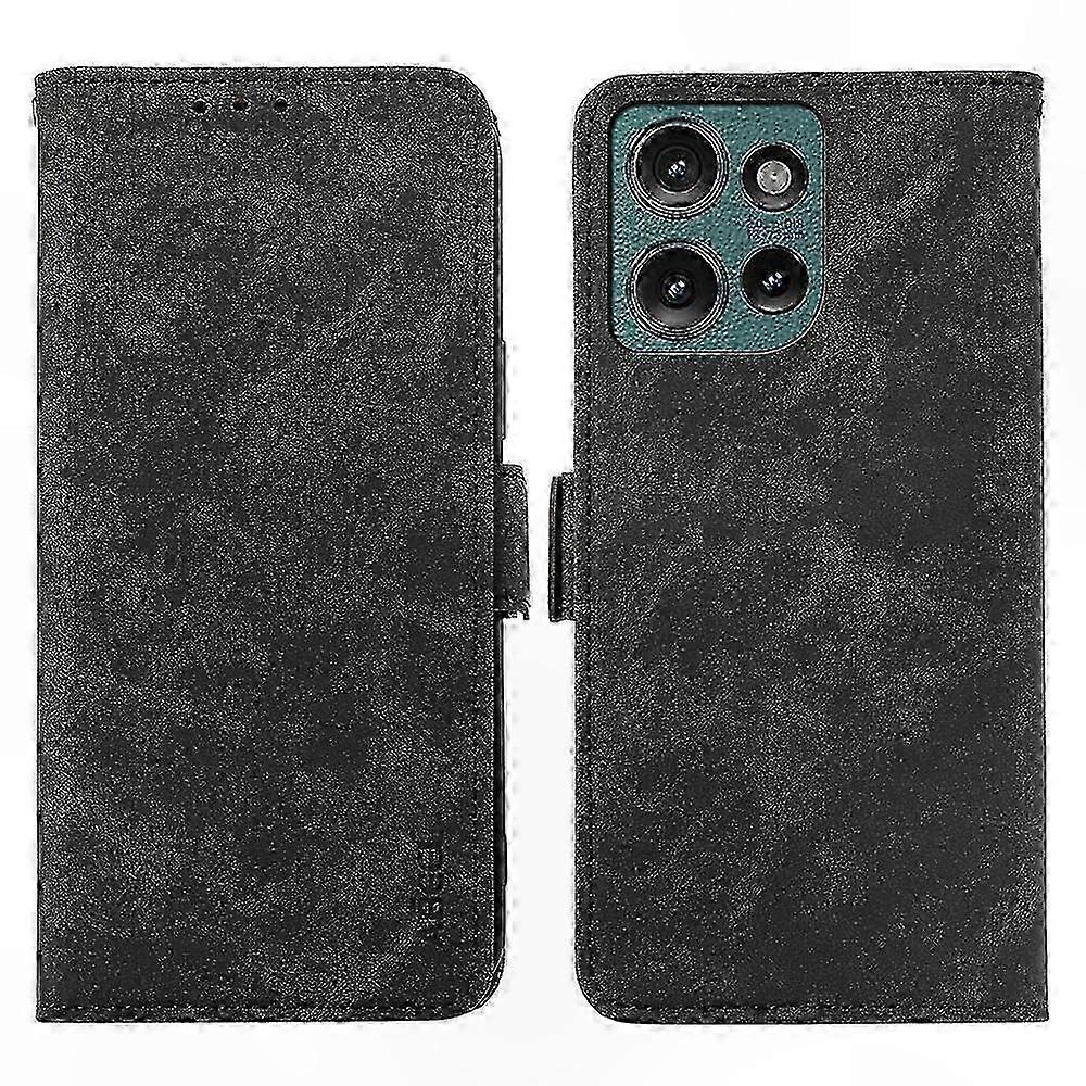 Rfid-schutzhülle Aus Mattiertem Leder Für Mobiltelefone, Anti-chip-schutz, Elegante, Matte Oberfläche, Klapphülle Mit Magnetverschluss