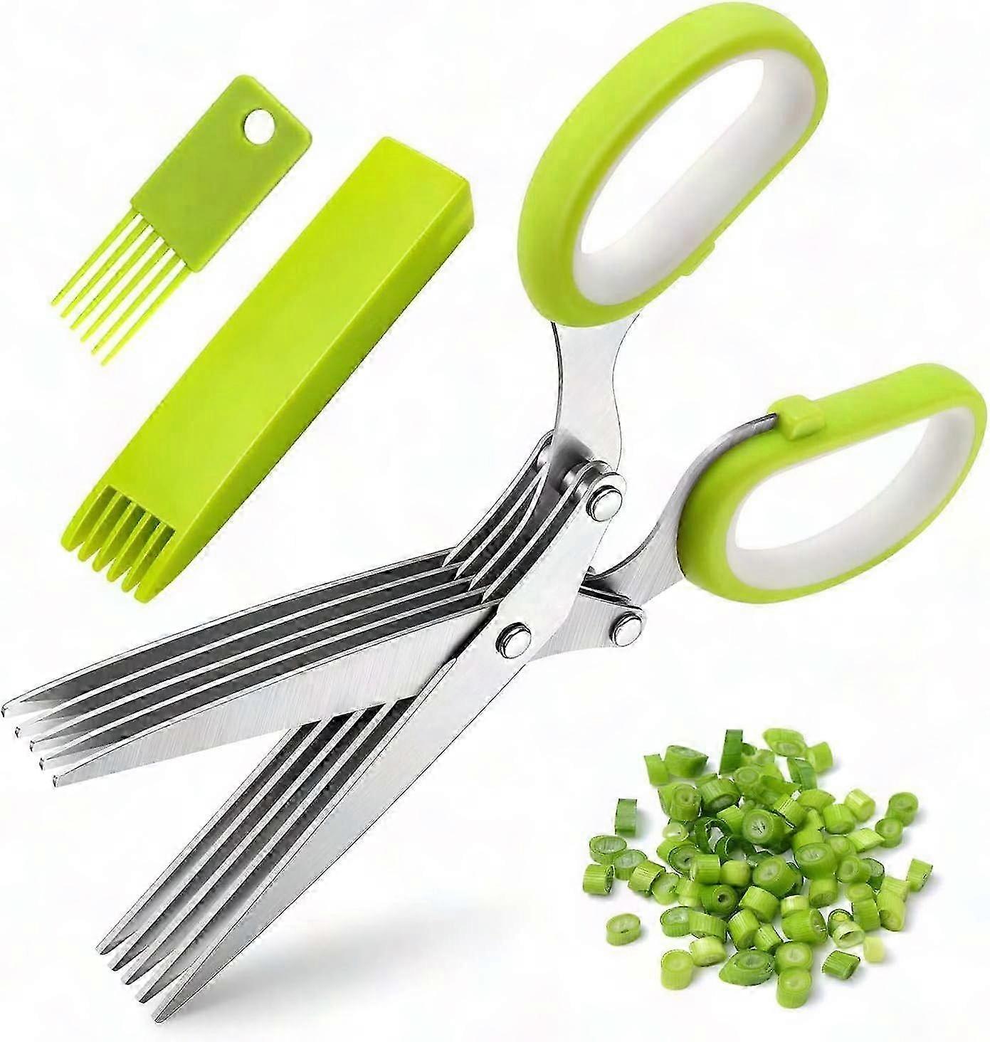 Dreiteiliges Kräuterscheren-set Aus Edelstahl Für Die Küche, 3-teilig Mit Frischen Kräuterschneidern, Präzise Edelstahl-gartenschere, Multifunktionales Küchen-set