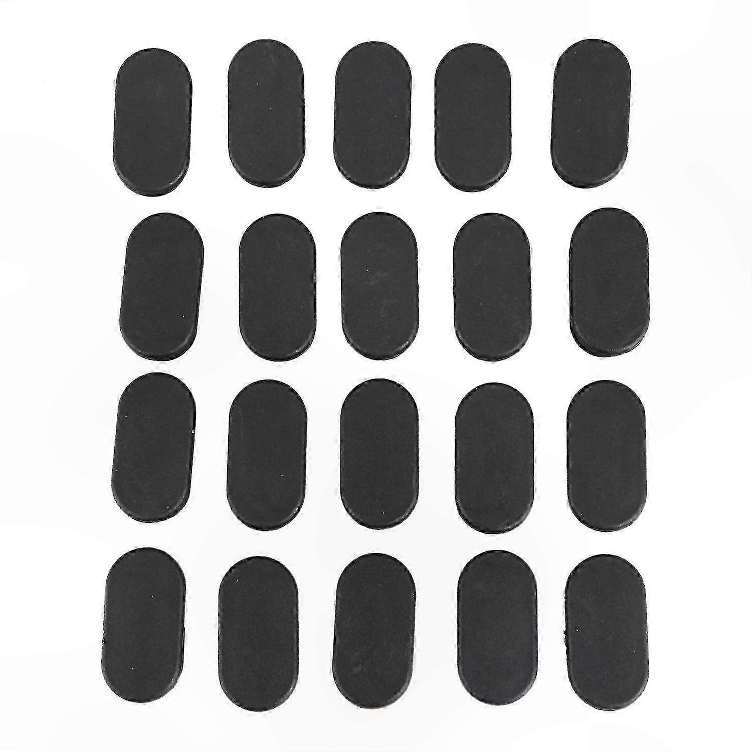 Schutzkappen Für Ovale Möbelbeine, 40 Mm X 20 Mm, 20er-packung, Endkappen Für Rohre Und Stühle, Boden- Und Rohrschoner