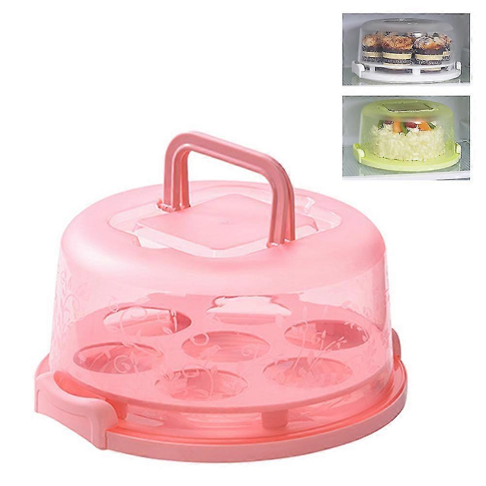 Tortenständer Mit Deckel, Desserttablett Mit Griff, Präsentationsständer Für Cupcakes Und Kuchen, Ständer Inklusive