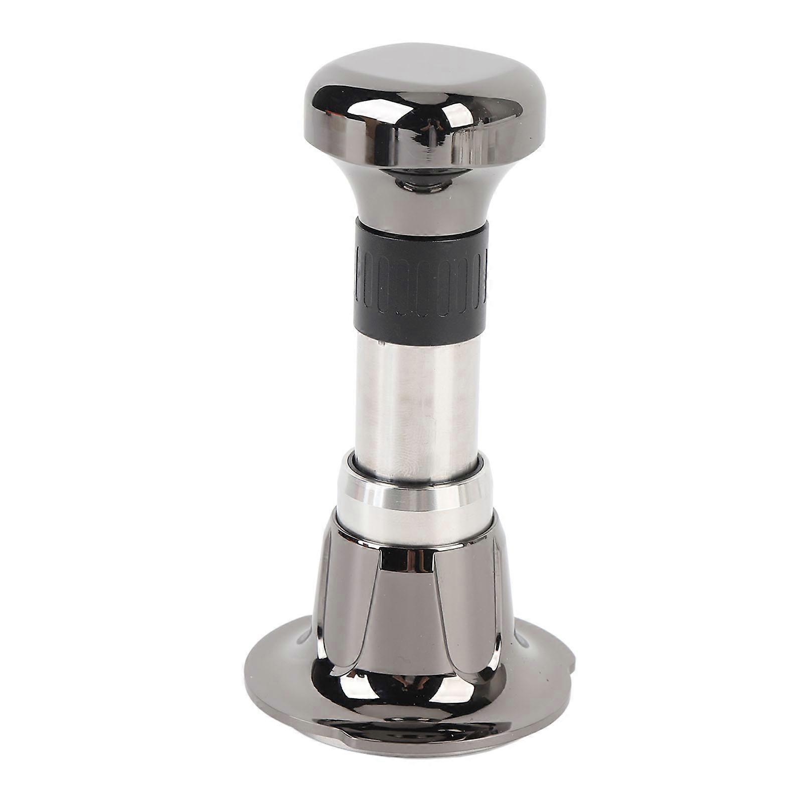 Automatischer Vertikaler Kaffeetamper, 30 Lb Edelstahl, Einstellbarer Konstanter Druck, Automatische Rückstellung