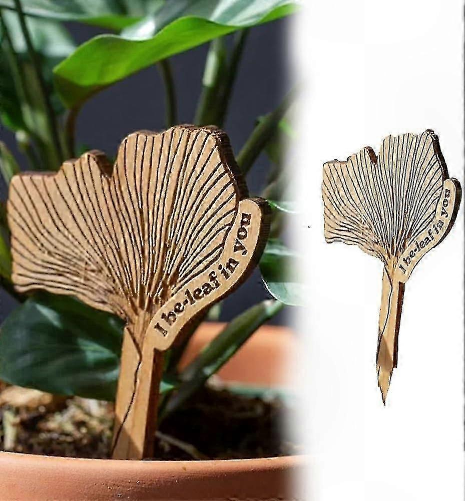 Witzige Gartenschilder Aus Holz Für Sukkulenten, Inspirierende Deko-markierungen, 10 Cm Lange Handgefertigte Sukkulentenstecker