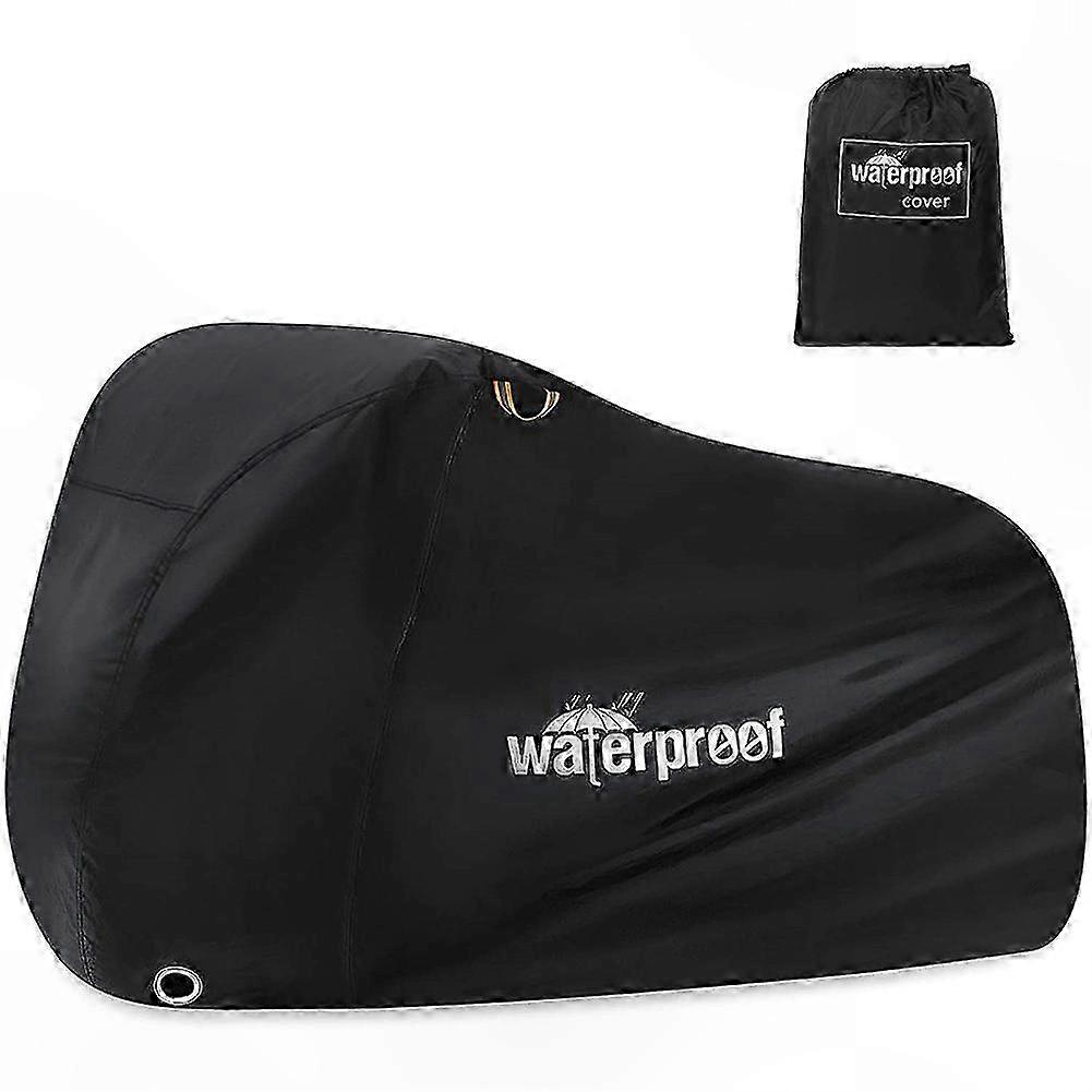 Wasserdichte 210t Fahrradabdeckung, Schutz Im Freien Vor Regen, Sonne, Uv-strahlung Und Staub, Für 1 Bis 2 Fahrräder, Robuste Und Langlebige Abdeckung.