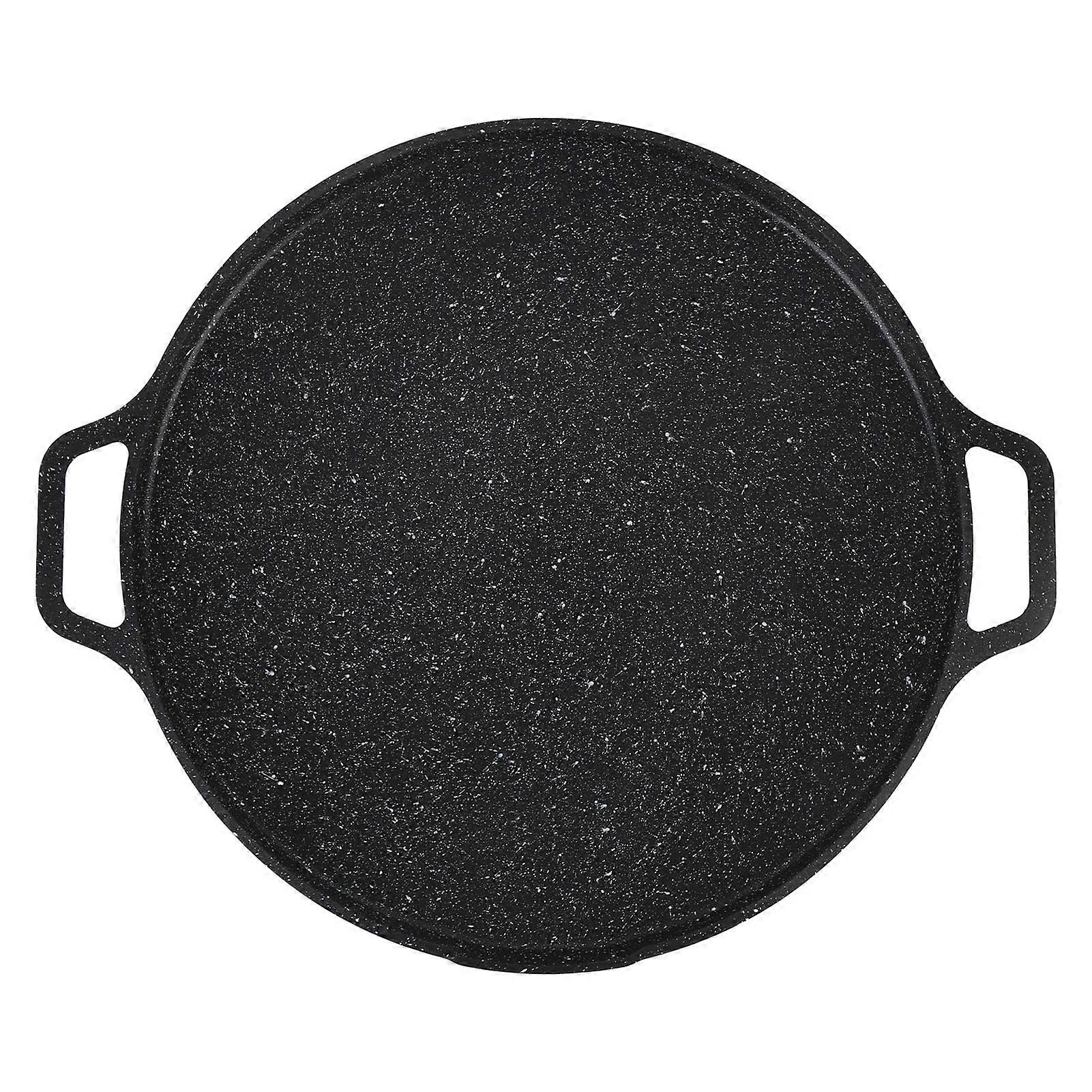 39,5 Cm Camping-grillpfanne Aus Antihaftbeschichteter Aluminiumlegierung, Maifan-stein, Kochplatte Für Grill Und Induktion
