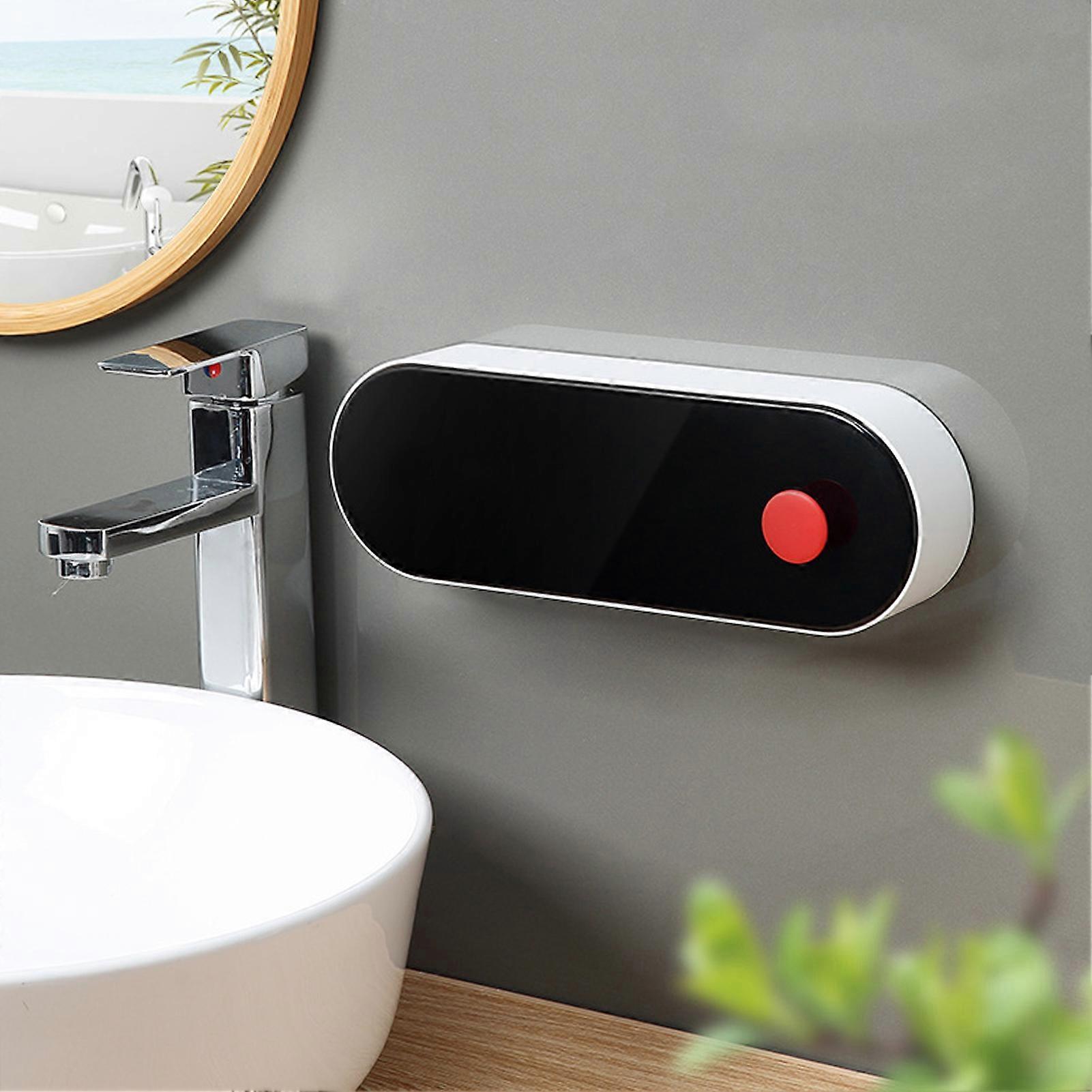 Universelle, Wandmontierte Seifenschale, Kein Bohren Erforderlich, Wasser- Und Staubdicht, Mit Klappdeckel, Für Die Dusche, Selbstklebende Wandmontage, Aufbewahrungsbox, Standardmodell