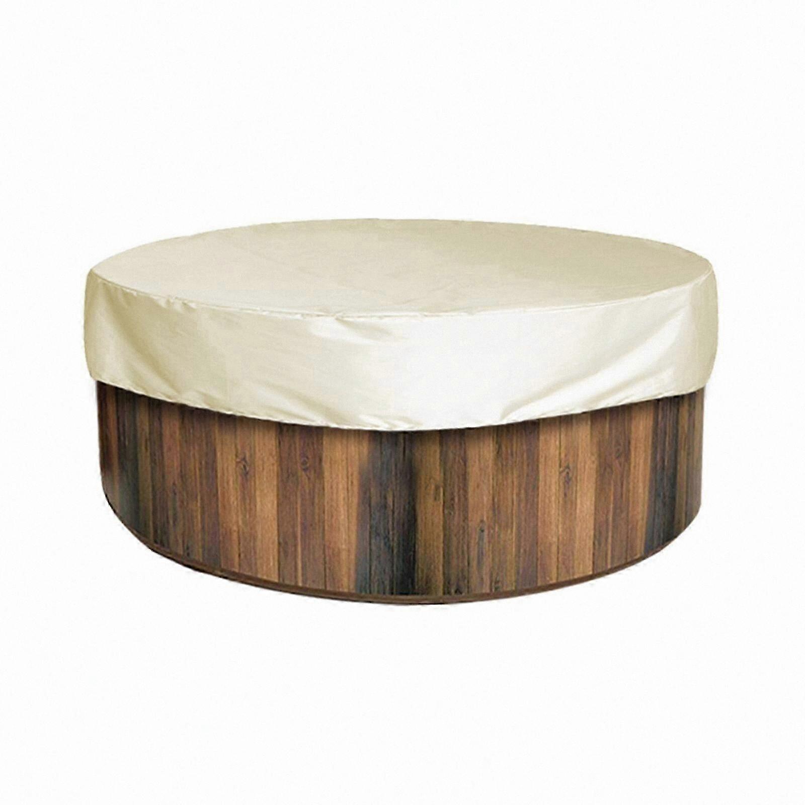 Runde Whirlpoolabdeckung 200 Cm, Wasserdicht Und Uv-beständig, Staubdicht