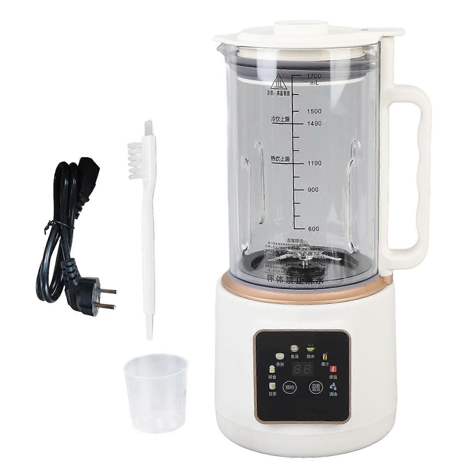 8-in-1 Multifunktionsmixer Mit 200 W Leistung Für Pflanzliche Milchalternativen, Großes Fassungsvermögen, Intelligenter Touchscreen, Automatischer Nusspresser, Kompaktes Elektrogerät Für Selbstgemacht
