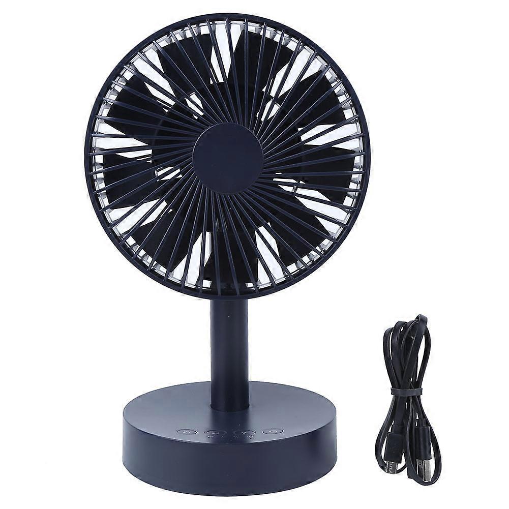 Mini-usb-ventilator, Tragbar, 90° Oszillierend, Leise Für Büro, Zuhause Und Arbeit, Verstellbarer Flügelkopf, Kompaktes Modell