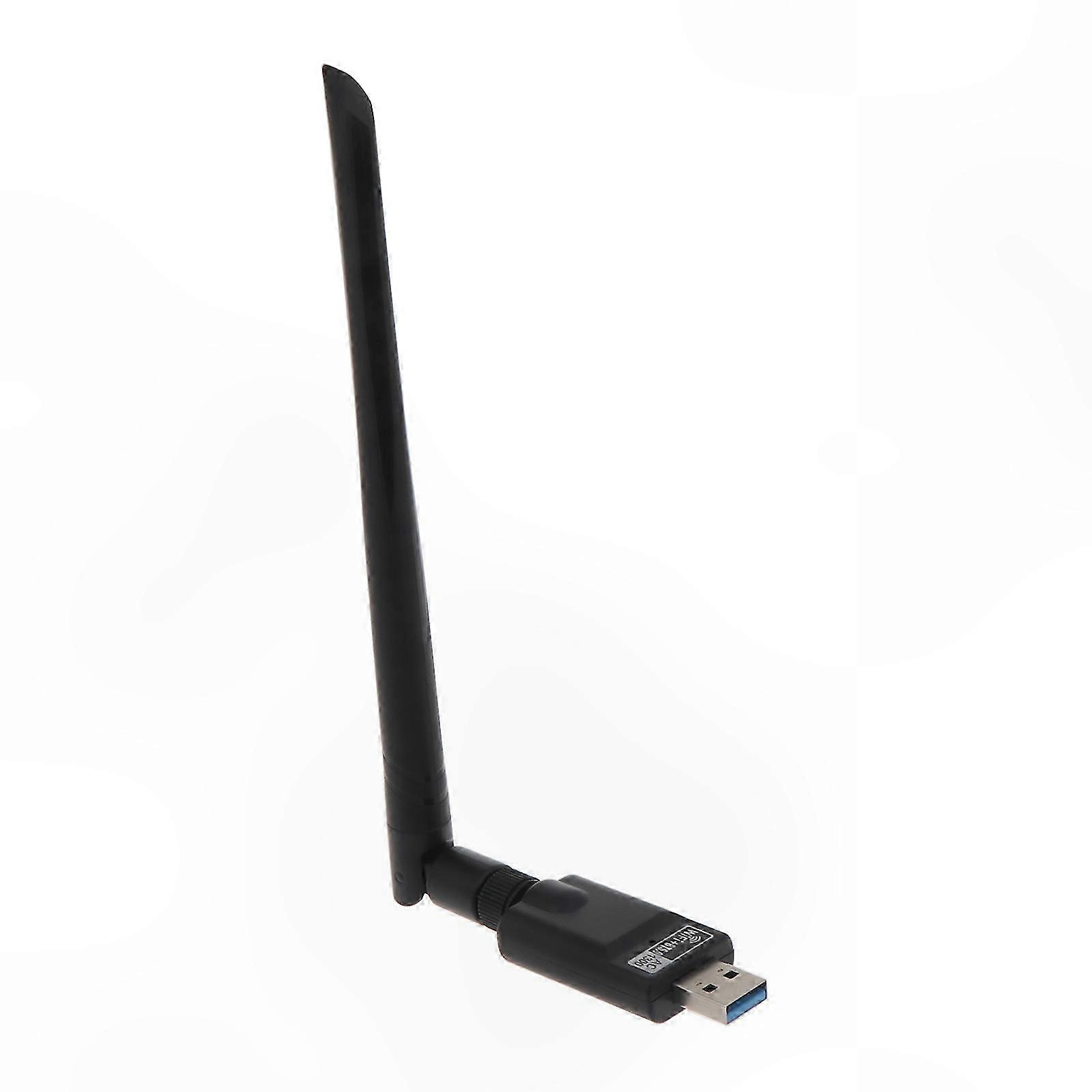 Ac1300 Usb-wlan-adapter, 1300 Mbit/s Dualband 2,4/5 Ghz, 802.11ac Wlan-netzwerkkarte Mit Bluetooth 5.0, Pc-lan-dongle, Computerkompatibel, Stabile Und Schnelle Verbindung