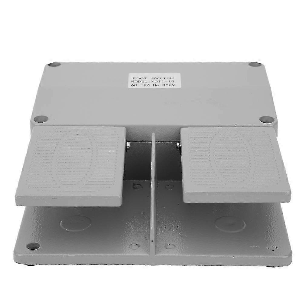 Berm Ydt1-16 Doppel-fußschalter Für Elektromaschinen, 380-v-fußschalter Mit Stromklemme, Industrie-steuerungsset