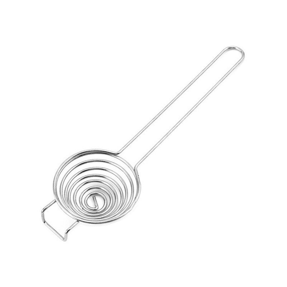 Eiertrenner Aus Edelstahl 430, Eierfilter Mit Langem Griff Und Spirale, Küchenutensil Zum Einfachen Trennen Von Eiweiß Und Eigelb