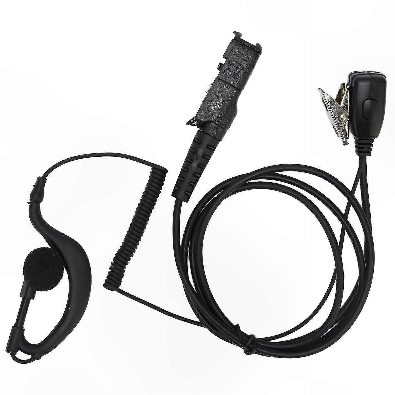 Headset-set Mit Mikrofon Und Ptt Für Walkie-talkies, Professionelles Kommunikationszubehör, Leichtes Headset Mit Sprechtaste, Kompatibel Mit Professionellen Geräten