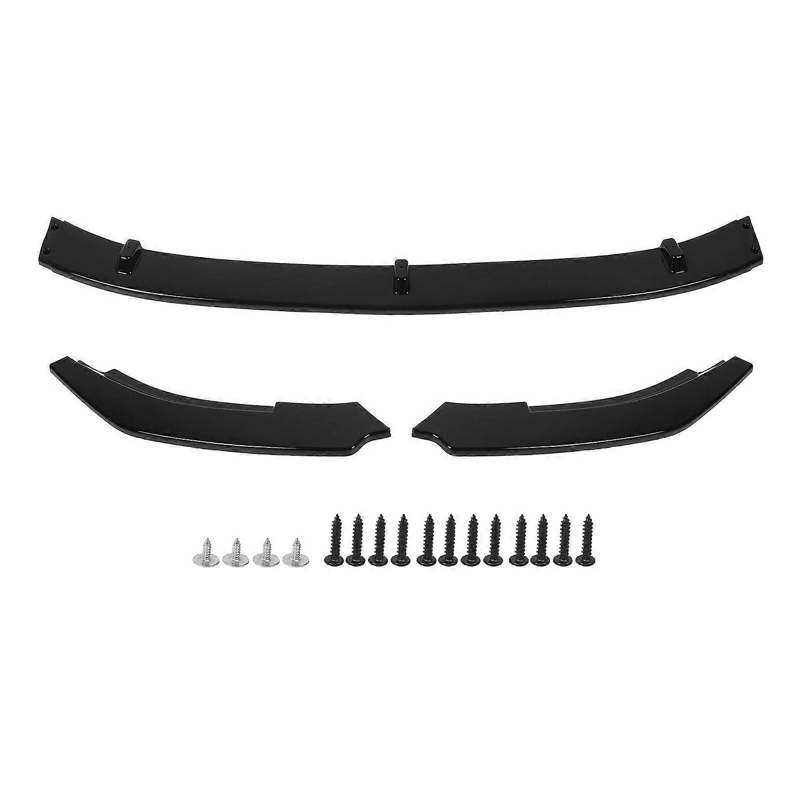 3-teiliger Frontspoiler Aus Hochfestem Abs, Stoßstangenlippe, Diffusor-ersatz, Kompatibel Mit Vw Golf Mk6 R20 R 2008-2013