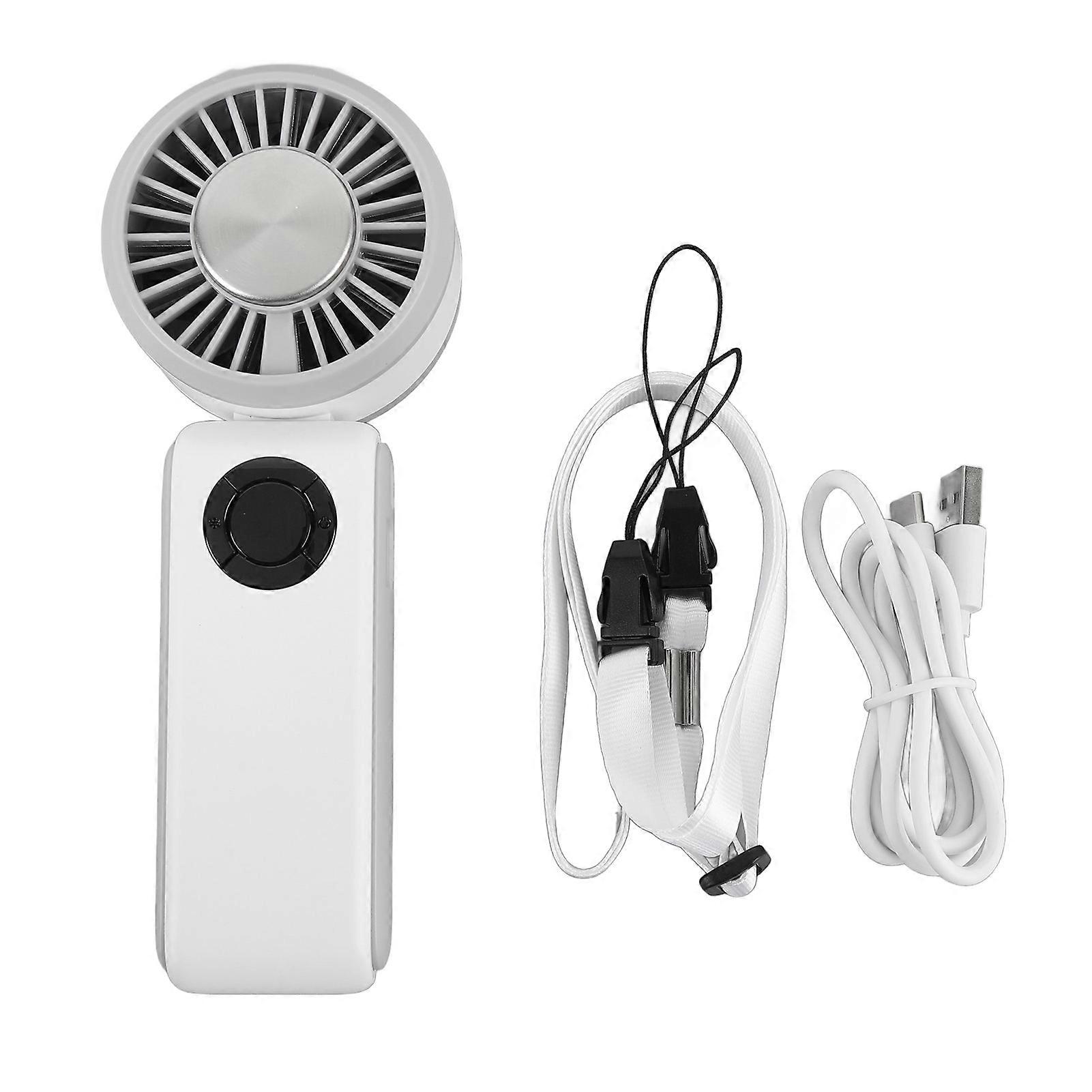 Mini-nackenventilator, Tragbar, Kabellos, Festkörperkühlung, 100 Einstellbare Geschwindigkeitsstufen, Faltbar, Hohe Geschwindigkeit, Freihändig