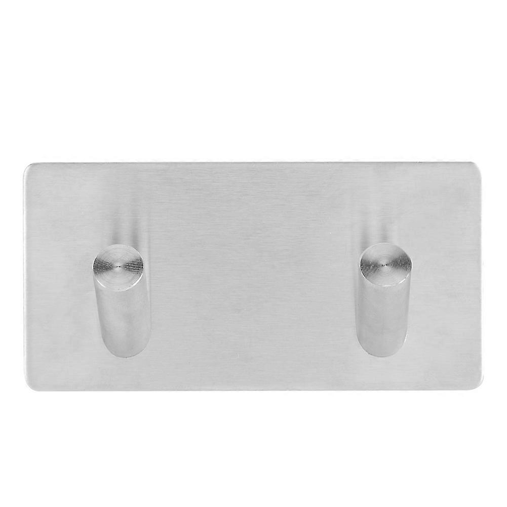 Robuste Wandhängestange Aus Edelstahl, Starker Klebstoff Für Handtücher, Kleidung Und Hüte, Ideal Für Den Heimgebrauch, Kein Bohren Erforderlich, Feuchtigkeitsbeständige Wandhalterung, 1 Stück Pro Pac