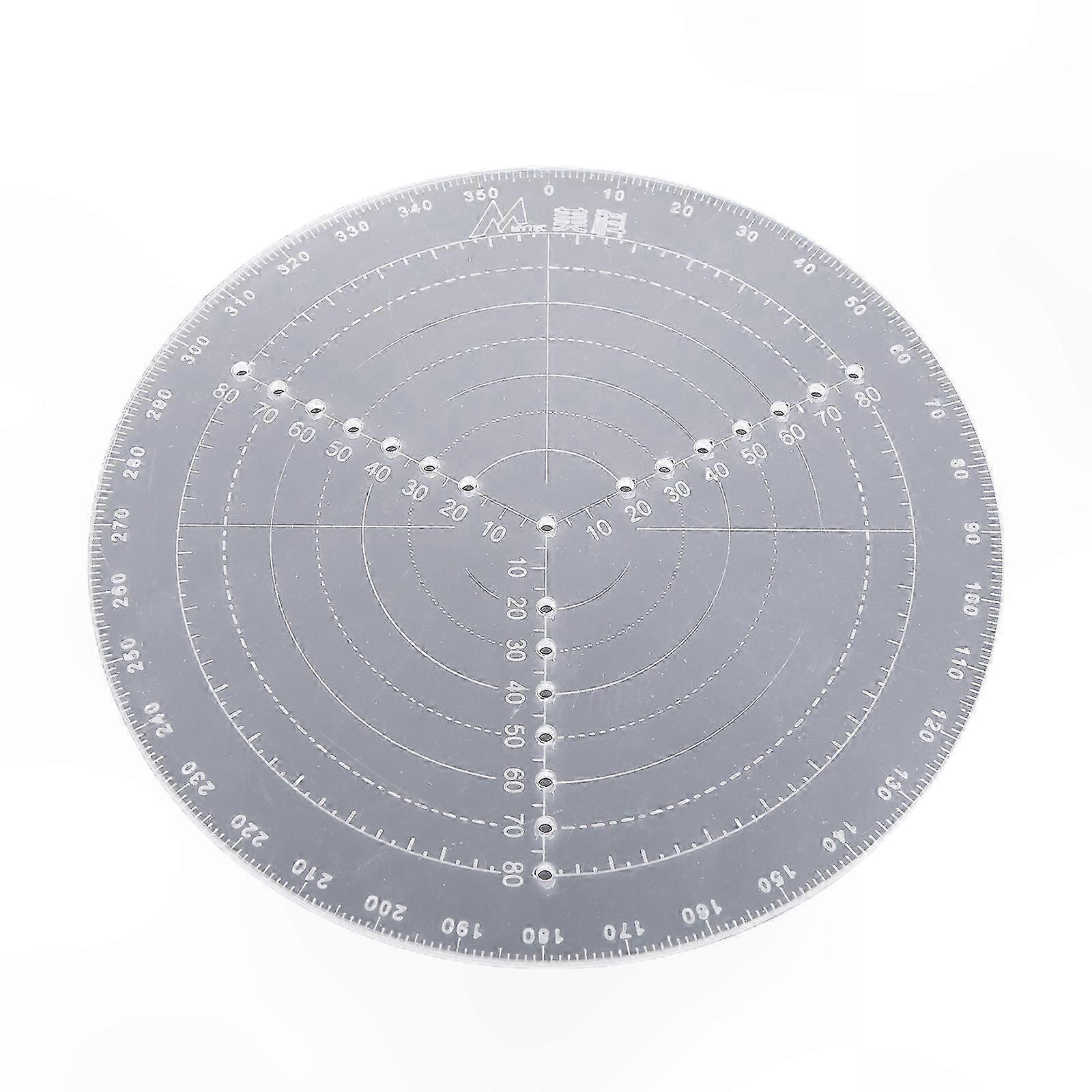 Transparenter Runder Acryl-markierungszirkel Zum Drechseln, Zentrierwerkzeug, Präzises Kreiszeichnen, Holzbearbeitungszubehör Für Schalen Und Drechselarbeiten.