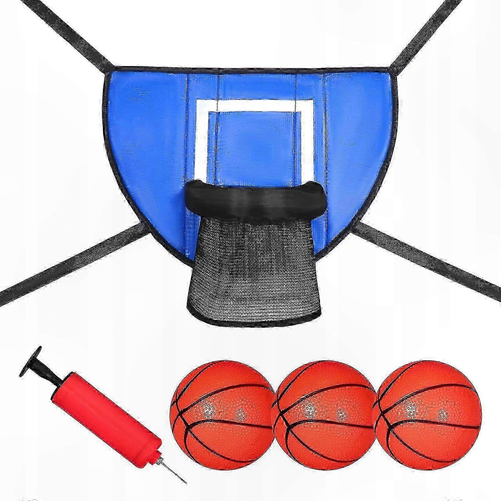 Mini-basketballkorb Für Trampolin, Leicht Und Praktisch, Für Den Außenbereich Geeignet, Einfach Zu Montieren, Sportgerät Für Kinder, Kompaktes Modell, Abnehmbarer Wurfring.