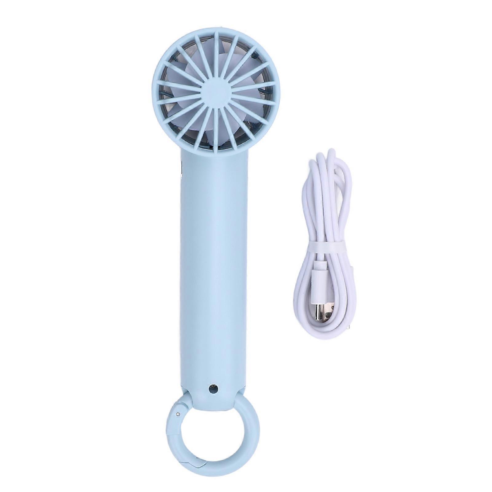 Mini-tragventilator Mit Digitalanzeige, 5 Kühlstufen, Eiskaltem Halbleiter, Leise, Ideal Für Reisen Und Strand
