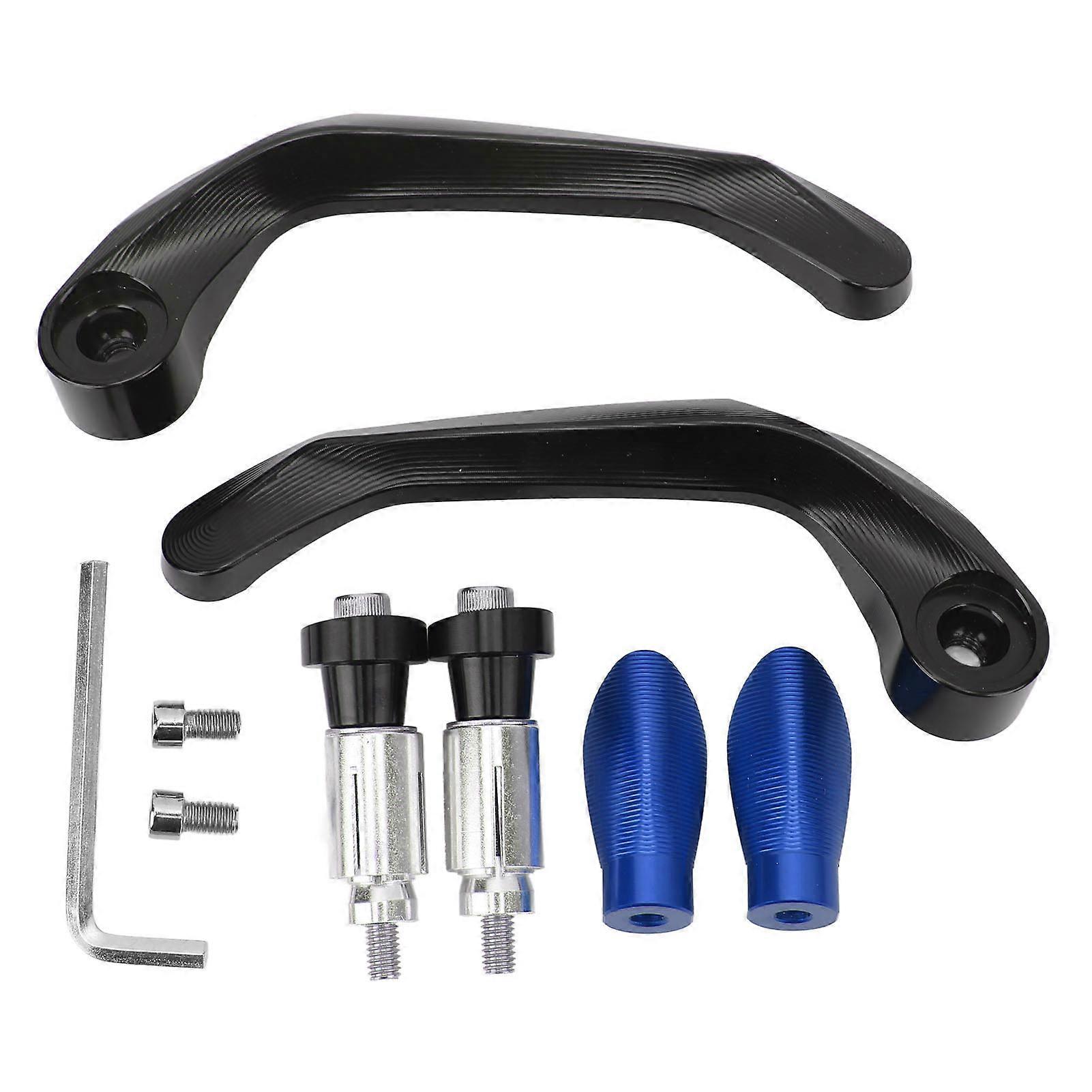 Motorrad-kupplungs- Und Bremshebelschutz, Schlagfeste Eloxierte Oberfläche, Universell Für 22-mm-lenker, Robuster Aluminiumschutz.