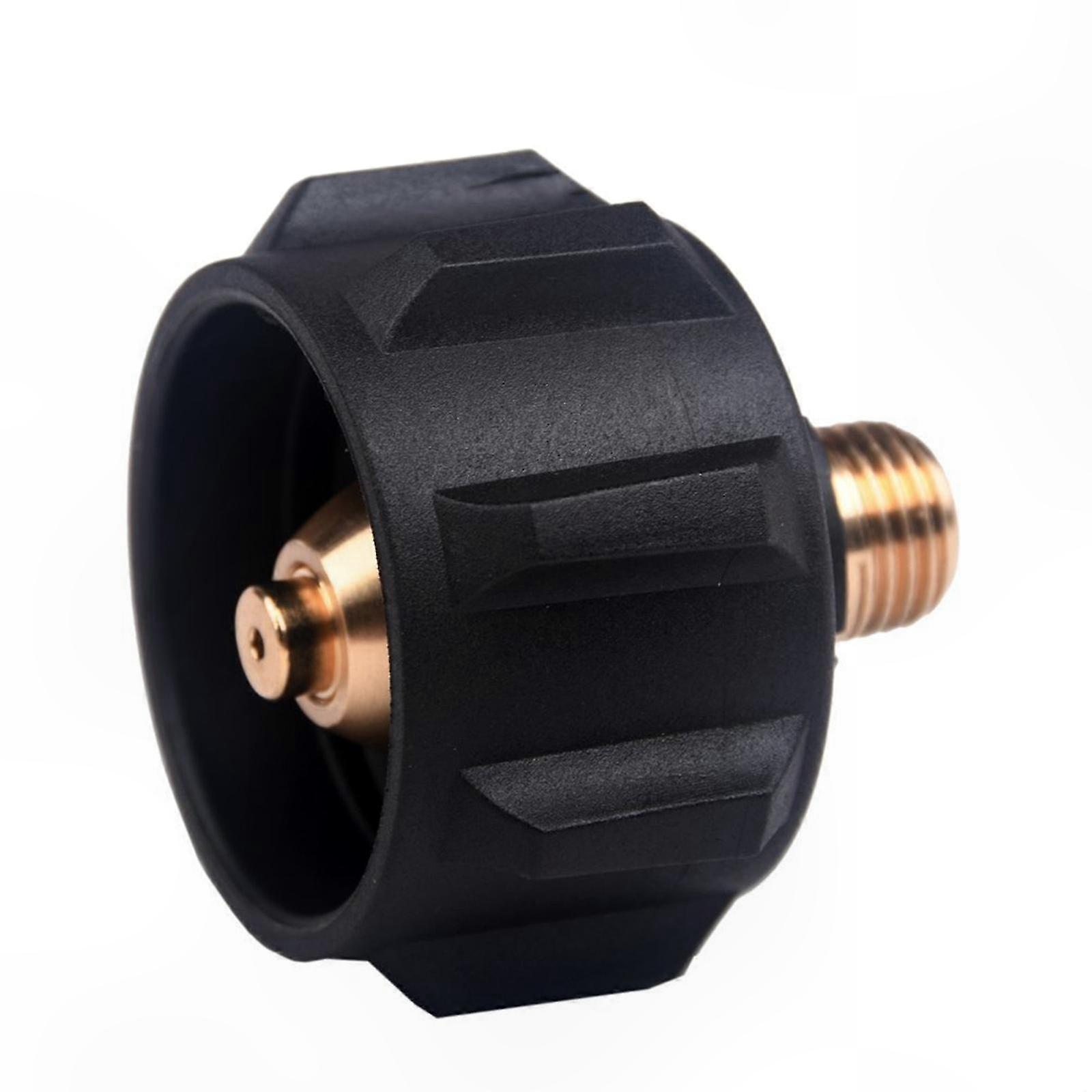 Qcc1 Multifunktionsadapter Für Propangasflaschen, Füllanschluss Aus Messing Und Kunststoff, Zuverlässiger Durchflussregler, Robuste Verbindung, Sicheres Nachfüllen.