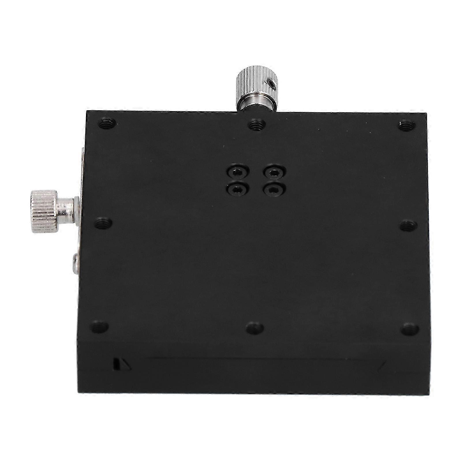 Manueller Translationstisch 2 Achsen X, Schwalbenschwanz-gleitbewegungsplatte, 80x80 Mm, Modell Htga80, Positioniergenauigkeit Für Industrielle Anwendungen.