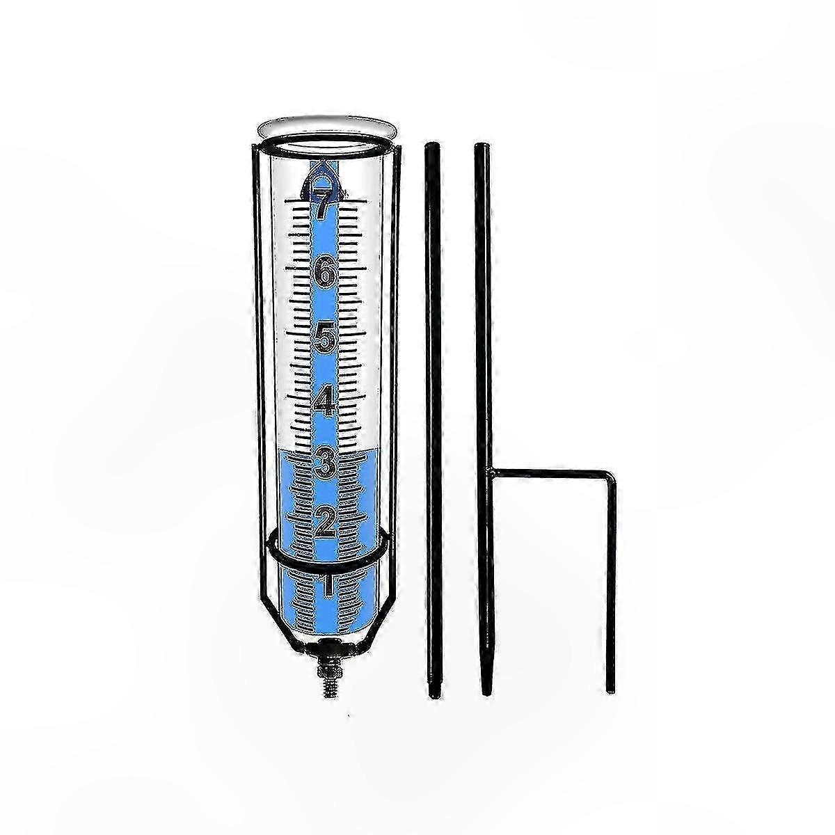 Frostbeständiger Regenmesser Für Den Außenbereich Mit Erdspieß, Dekoratives Und Langlebiges Garteninstrument Zur Messung Von Regenfällen