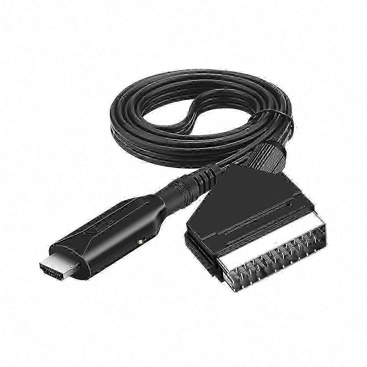 Scart-zu-hdmi-konverterkabel – Professioneller Videoadapter Für Hd-fernseher, Dvd-player Und Spielekonsolen