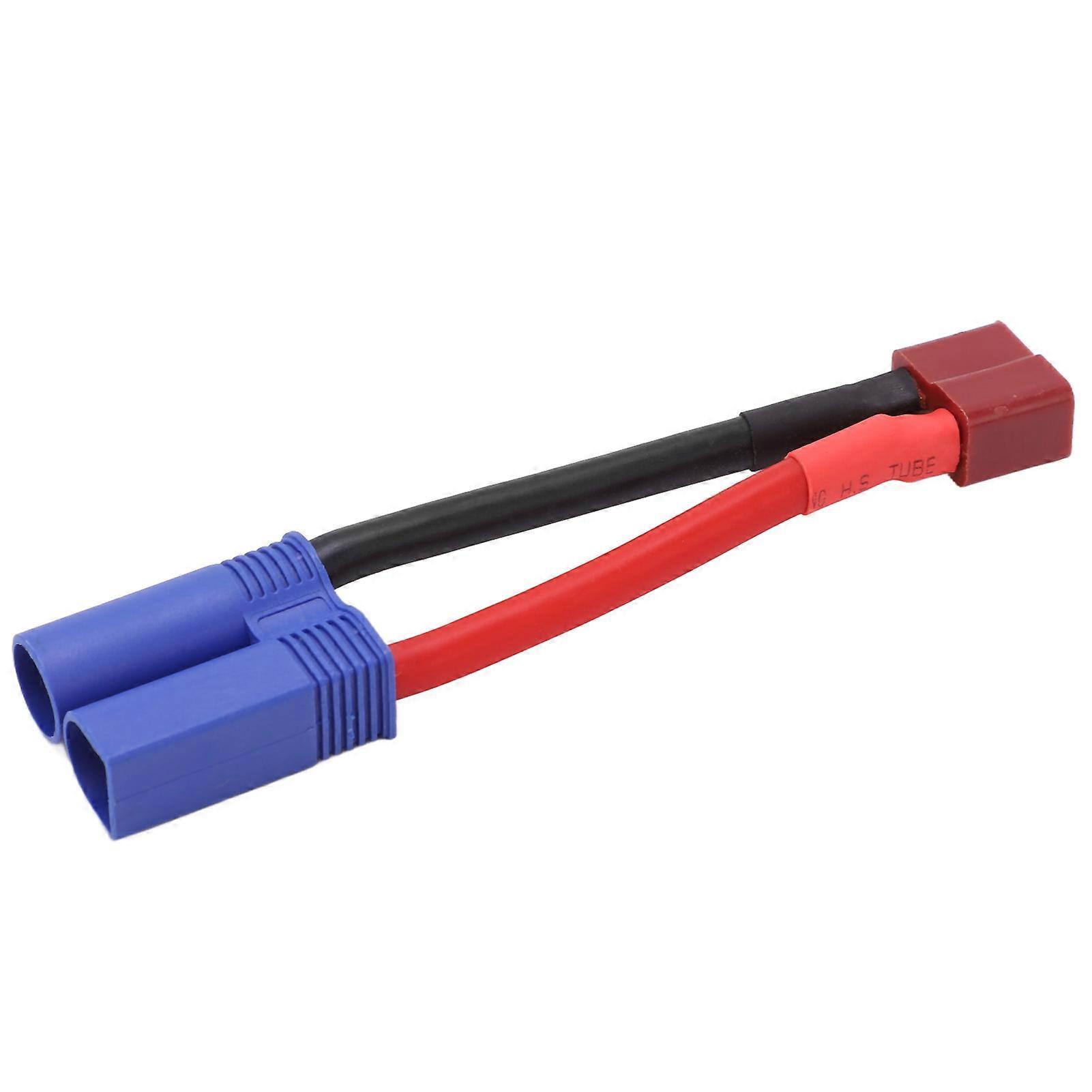 Ec5-t-stecker-buchse Auf T-stecker-kabel, Zuverlässige Verbindung, Kurzschlussschutz, 12awg-draht, T-stecker Für Rc-autos, Modellflugzeuge, Hochleistungs-verkabelungssatz.