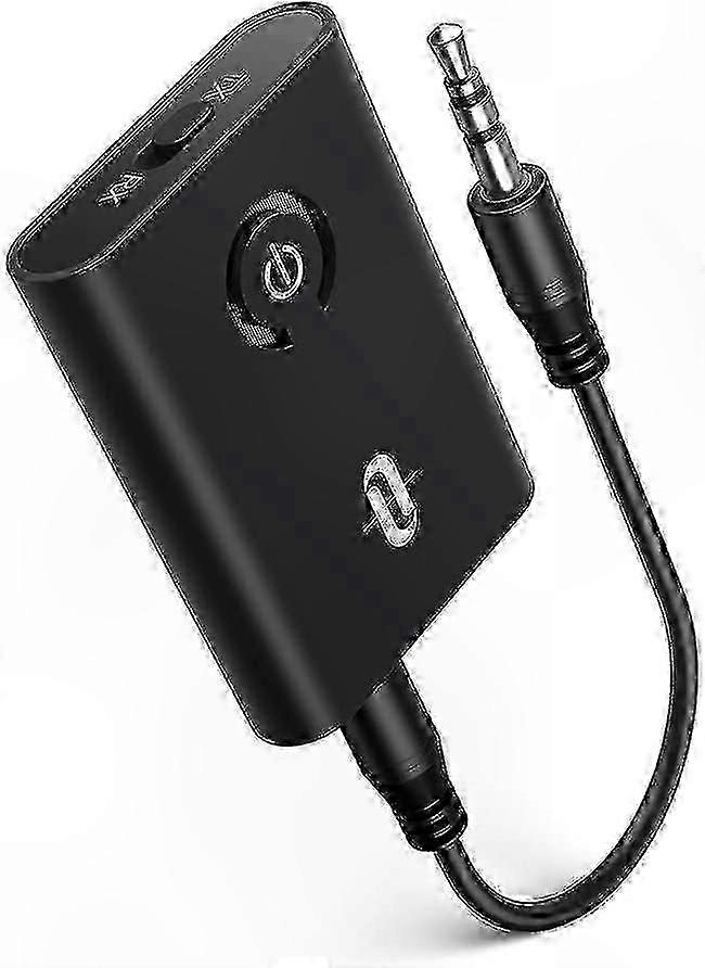 2-in-1 Bluetooth 5.0-adapter Für Kabelgebundene 3,5-mm-funkgeräte (gleichzeitige Dual-verbindung)