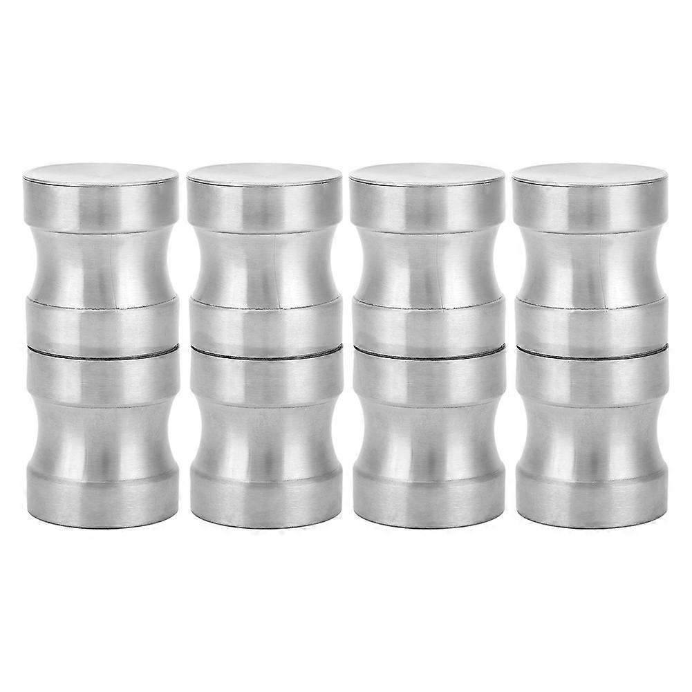 Set Mit 4 Glasduschtürgriffen, Edelstahl 304, Badaccessoires, Griffe Und Knöpfe Für Schiebetüren, Gebürstete Oberfläche