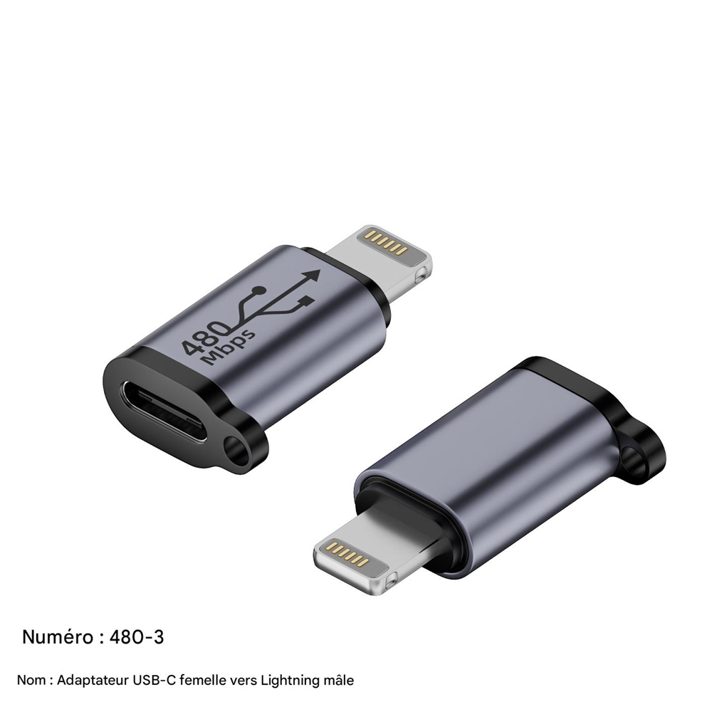 Usb-c-buchse Auf Lightning-stecker-adapter, Lade- Und Verbindungskonverter Für Apple Iphone-geräte, Kompaktes, Tragbares Zubehör Mit Hoher Kompatibilität