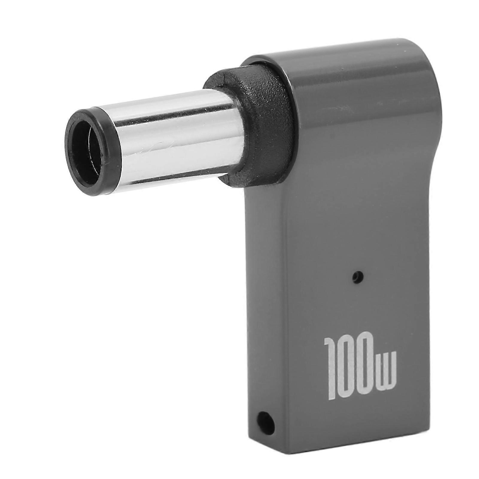 100-w-pd-5-a-usb-c-buchse-auf-stecker-winkeladapter Für Hp-laptops, Aluminiumgehäuse, 18,5–20 V, Schnellladefunktion, Abgewinkelter Stecker
