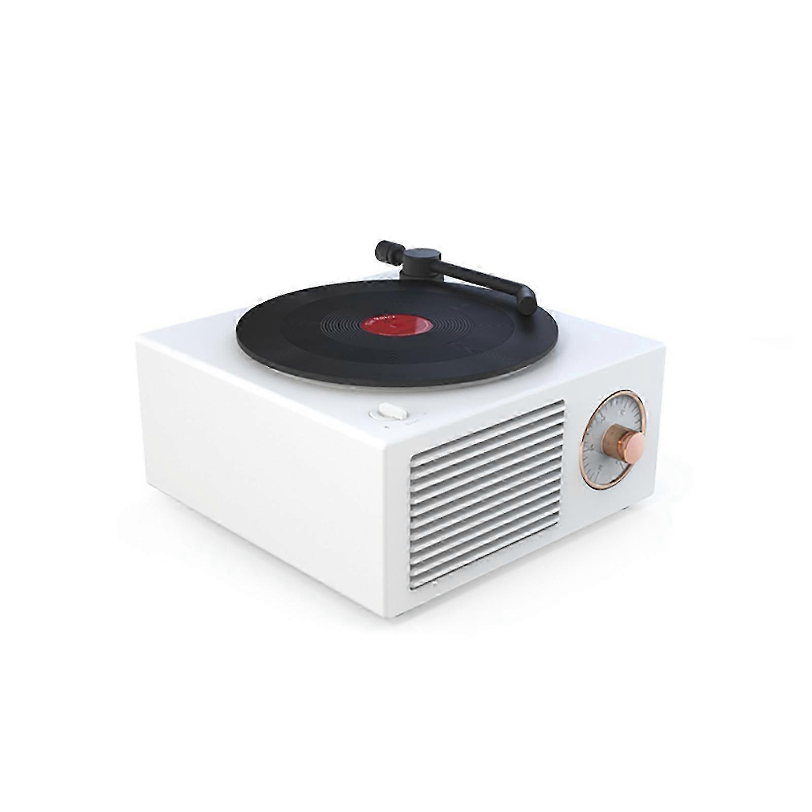 Vintage Bluetooth-lautsprecher, Retro-plattenspieler, Kabelloser Kompakter Tragbarer Audio-lautsprecher