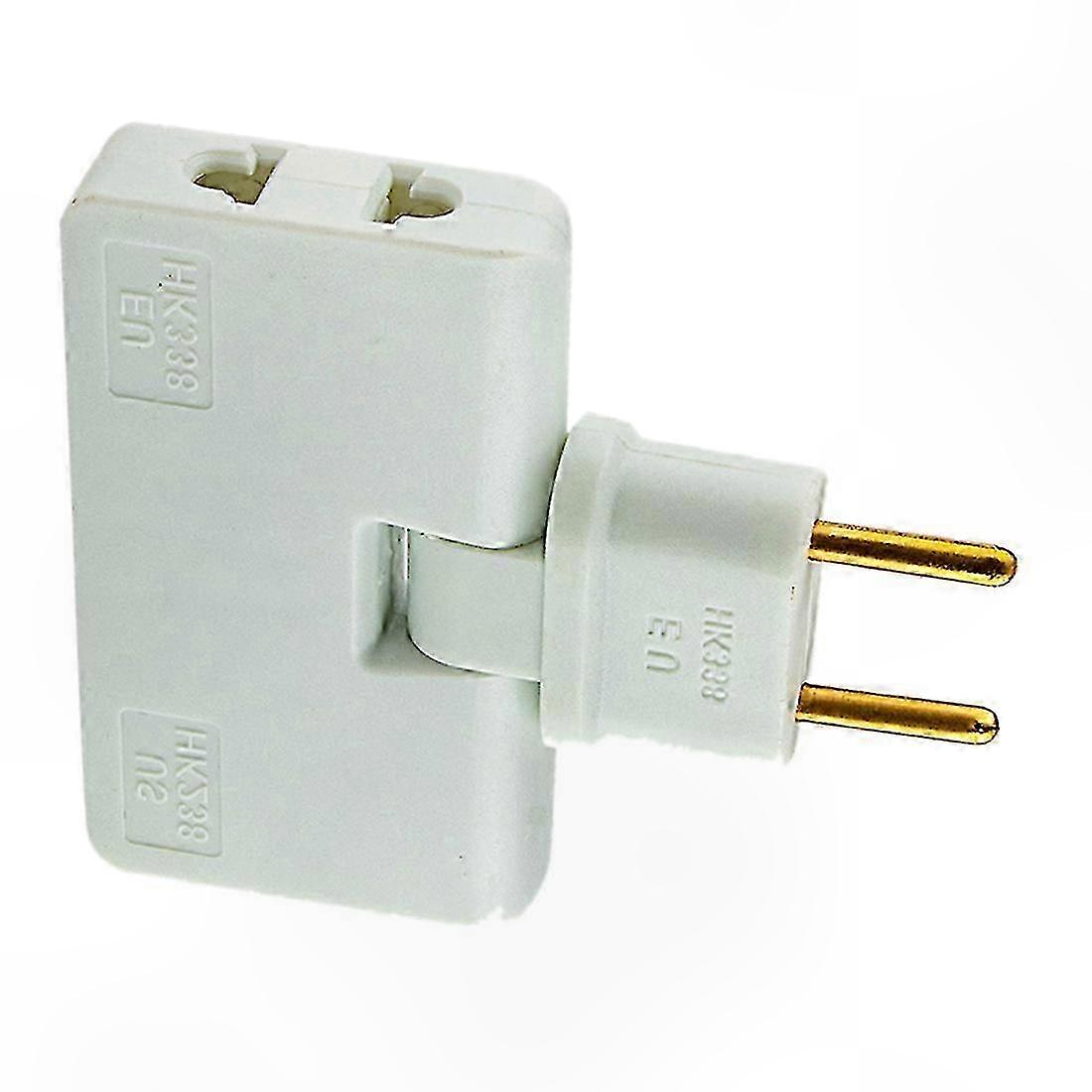 3-in-1-drehsteckeradapter Für Eu-stecker, 180° Ausziehbare Kompaktsteckdosenleiste, Reise-stromwandler, Universal-wandladegerät, Schwenkständer