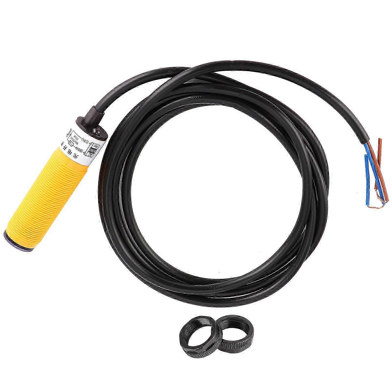 Berm E3f-ds10y1 Fotoelektrischer Sensor, 2-draht-öffnerschalter, Industrieller Detektor Für Die Produktion, Ac 90-250v Stromversorgung, 400ma Strom, Robuster Näherungssensor.