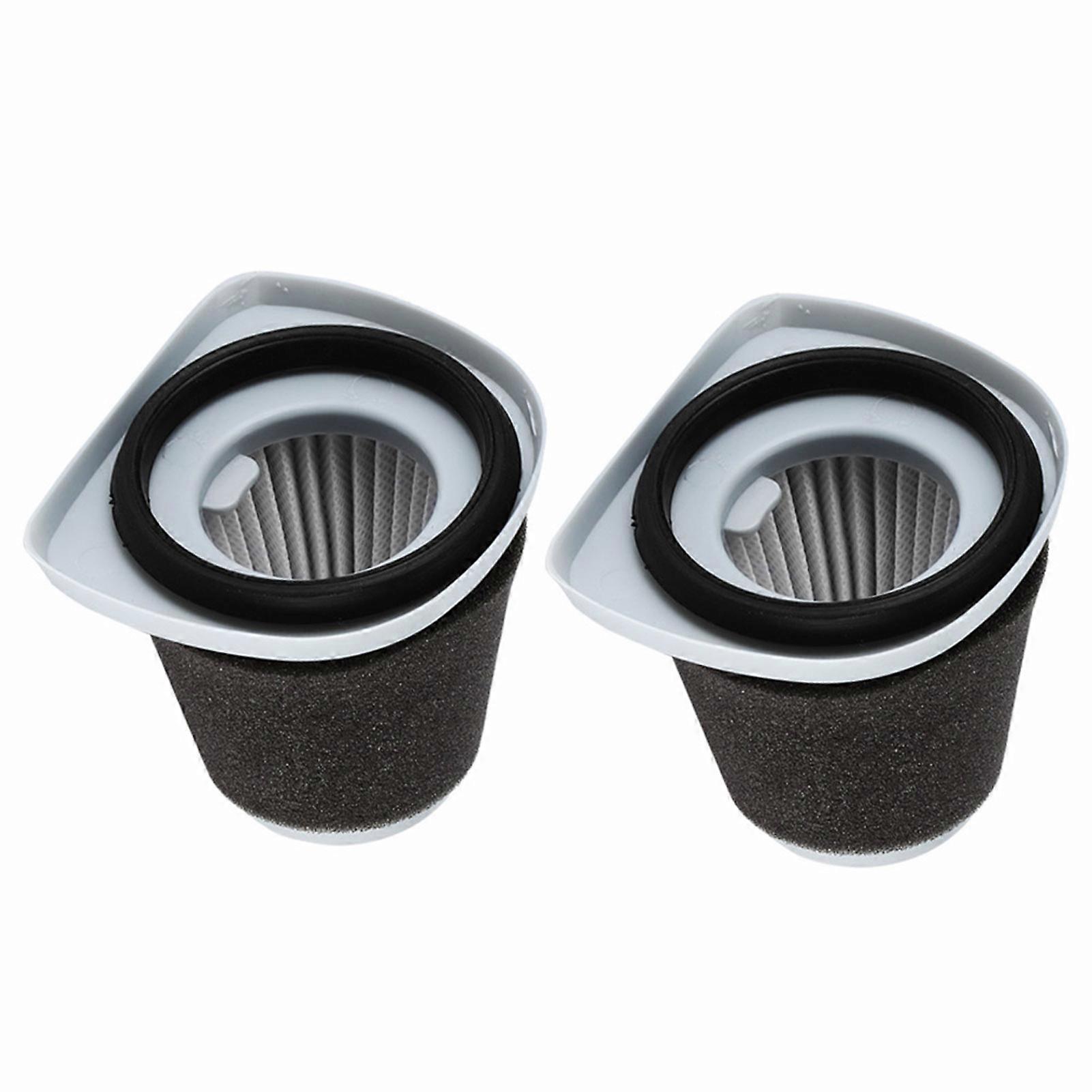 2-teiliger Staubsaugerfilter, Kompatibel Mit Haier Zl601r Zl601a, Ersatzfilter Für Kabellose Stielstaubsauger, Zubehör Zur Staubentfernung, Hohe Effizienz, Waschbar, Langlebig.