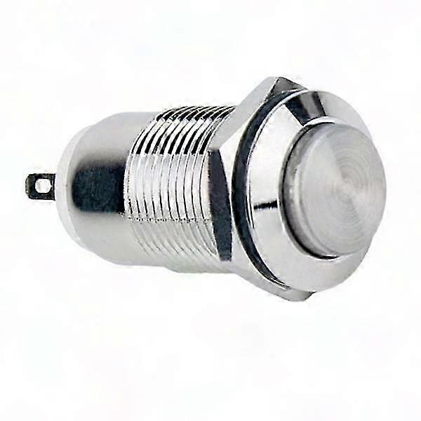 12-mm-metall-drucktaster, 36 V, Verriegelbar, 5-6 Stück Pro Packung, Hoher Kopf, 2 Pins