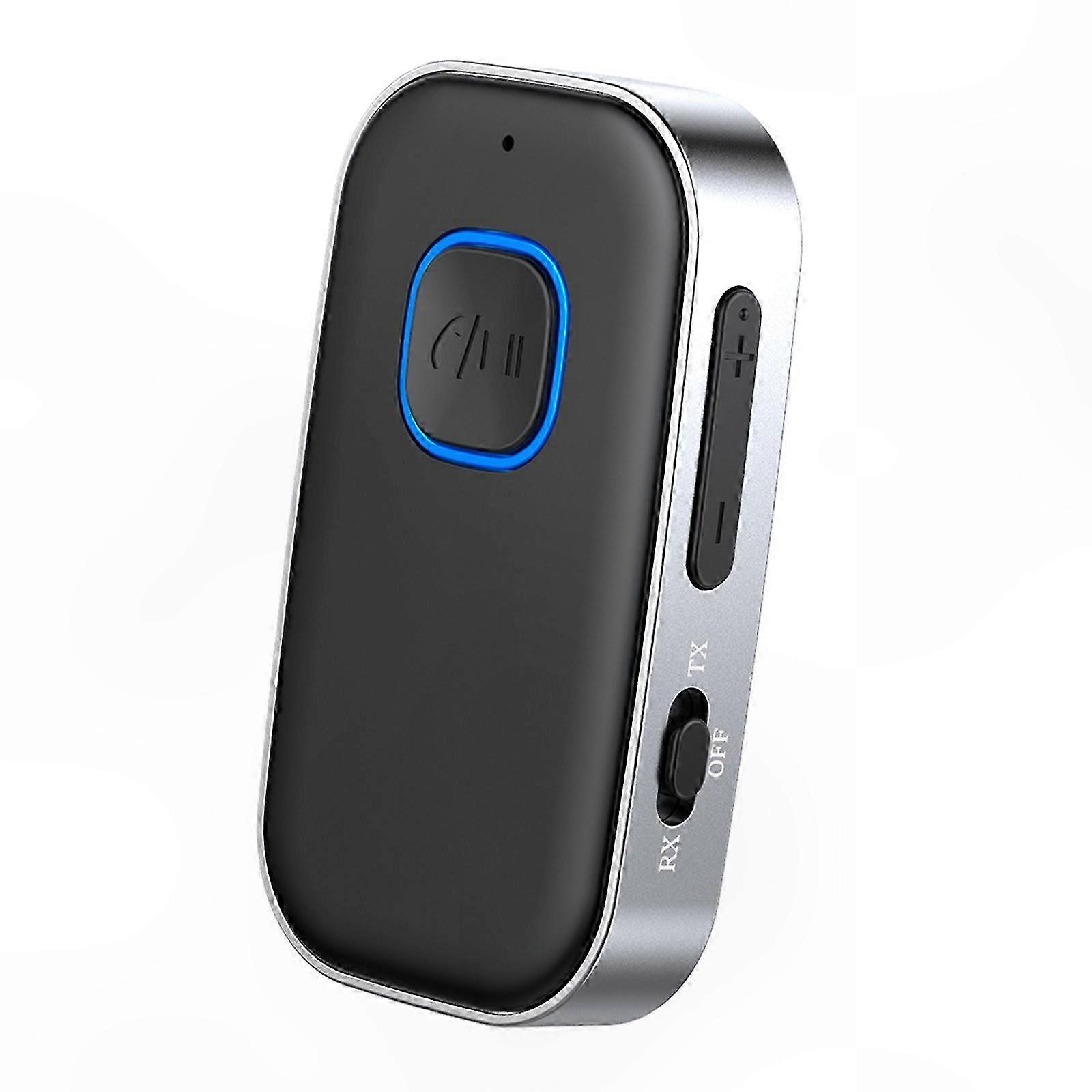 Bluetooth 5.0 Drahtloser Auto-sender-empfänger-adapter, 3,5-mm-aux-zu-heimstereo-konverter, Dual-funktions-kit Mit Kopfhöreranschluss.