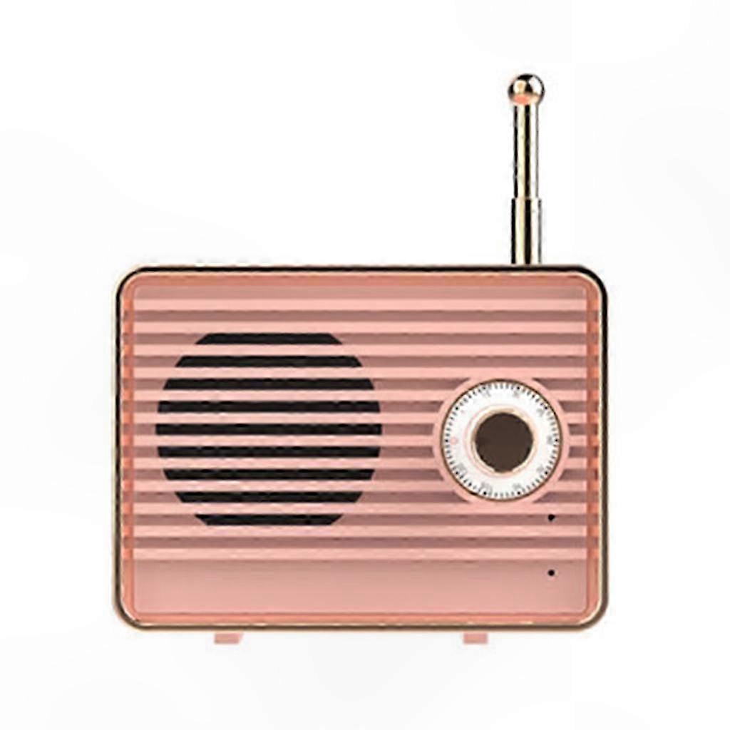 Vintage-retro-bluetooth-lautsprecher, Tragbarer Reiselautsprecher, Musikplayer Im Antik-design