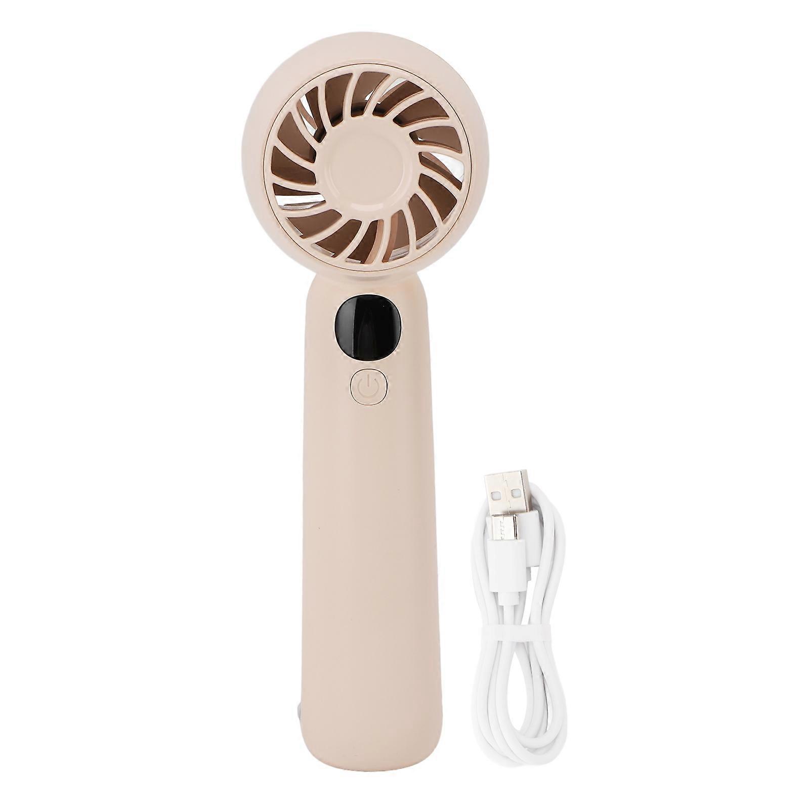 Mini-tragventilator, 5 Geschwindigkeitsstufen, Digitalanzeige, Leise, Multifunktional, Handlich Für Reisen, Camping Und Outdoor-aktivitäten
