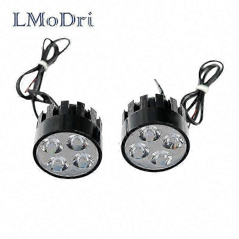 12v Led Motorradscheinwerfer (1 Paar) - Motorradscheinwerfer Zum Fahren, Nebelscheinwerfer, Dekorativer Scheinwerfer, Leistungsstarke Beleuchtung Für Zweiräder