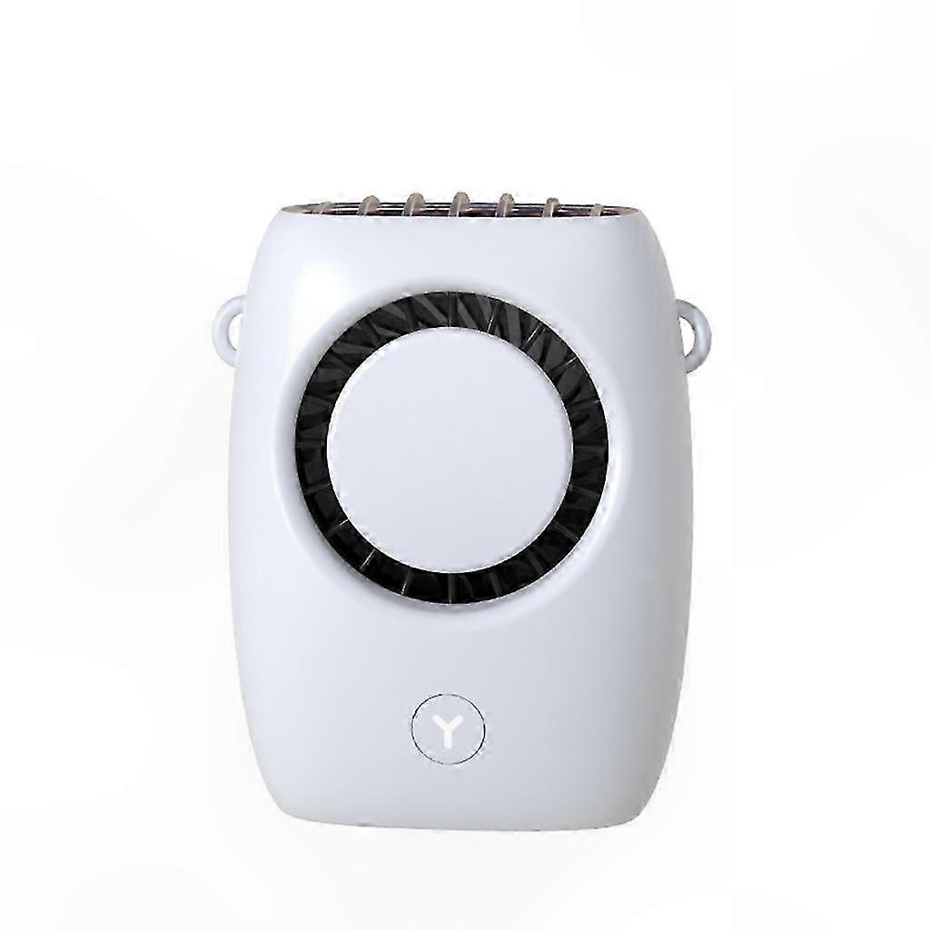 Freihändiger Nackenventilator Mit Kabel, Mini-usb-wiederaufladbarer Luftkühler Mit Kabel, Für Büro, Reisen, Sport Und Zuhause
