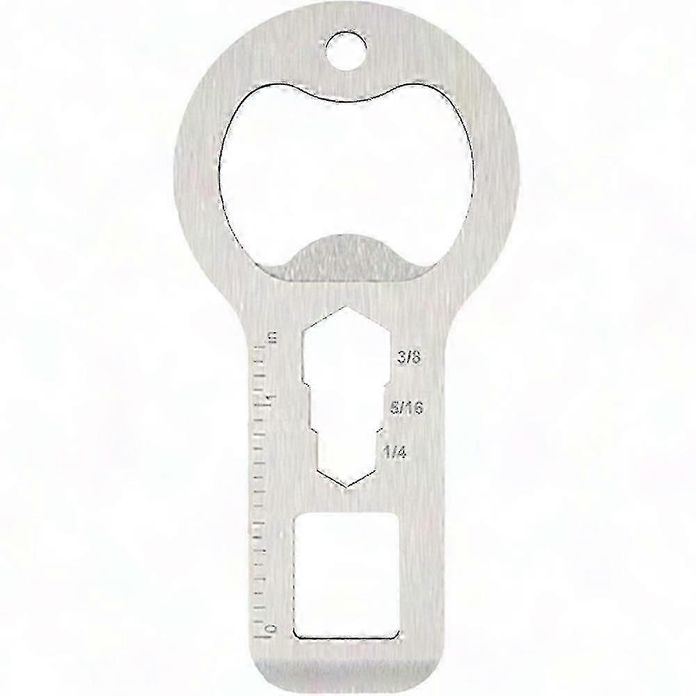 Magnetischer Flaschen- Und Dosenöffner Für Den Kühlschrank, Kirchenschlüssel Aus Edelstahl Mit Kapselauffangbehälter