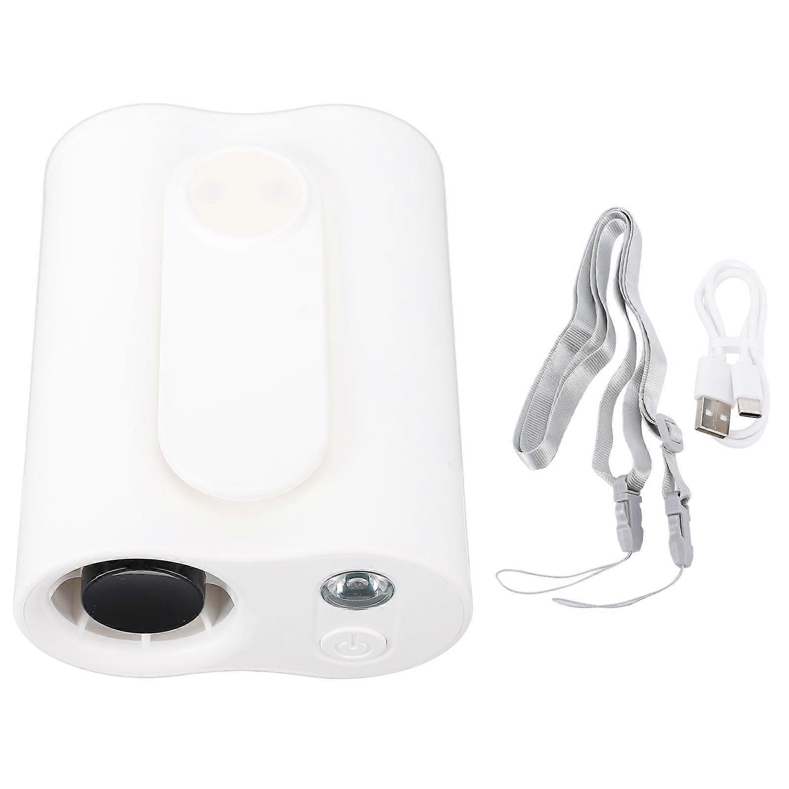 Wiederaufladbarer, Kabelloser Nackenventilator Mit Led, Tragbar Und Leise, Für Büro Oder Hand, Zum Umhängen Um Den Hals, Ideal Für Sommer, Camping Und Outdoor-sport.