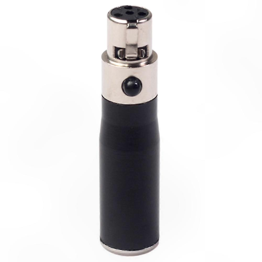 Xlr-stecker 3-polig Auf Buchse 4-polig Adapter Für Hi-fi-signalumwandlung, Professioneller, Robuster Und Zuverlässiger Audioanschluss.
