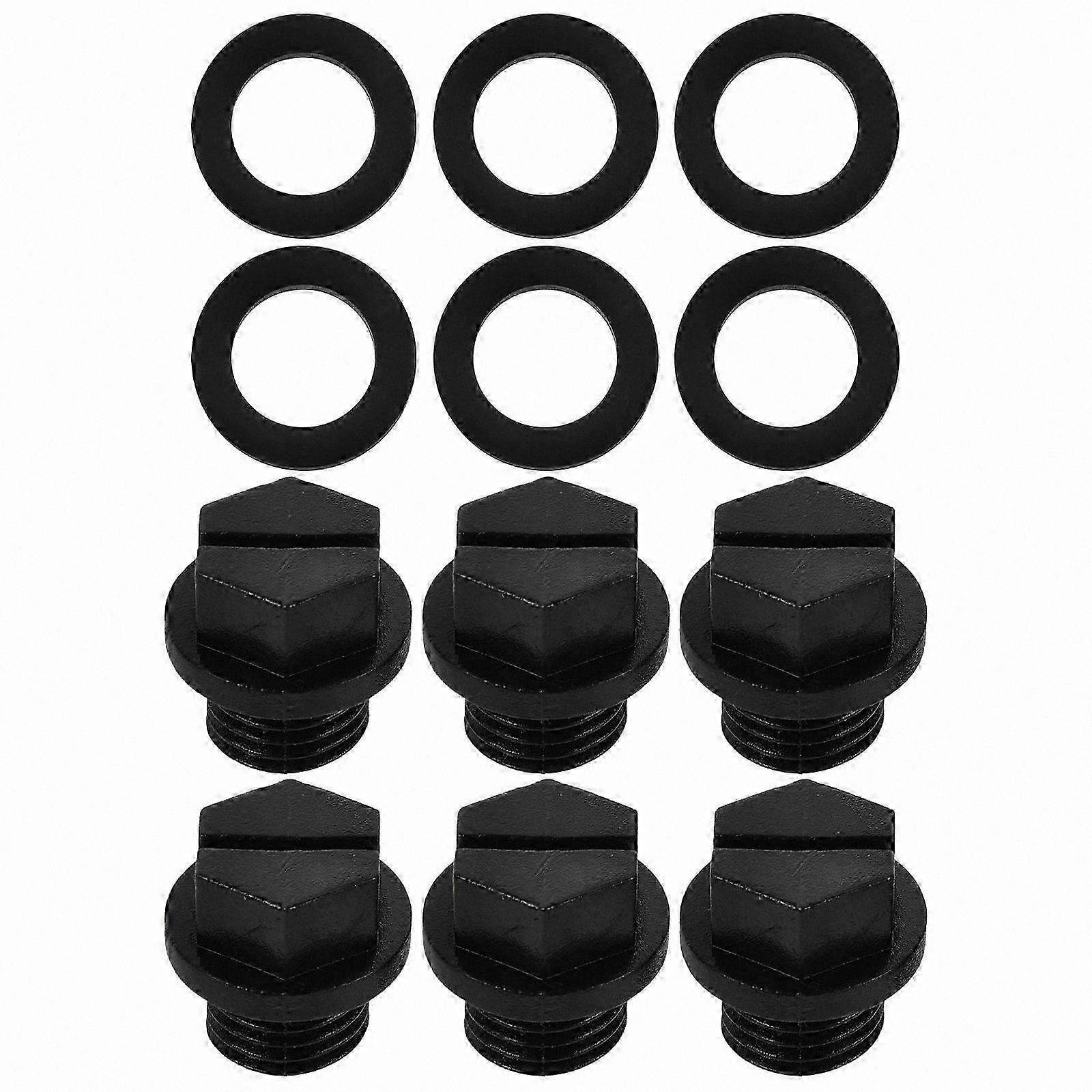 Set Mit 6 Ersatz-poolpumpenstopfen, Wartungsteilen Für Poolausrüstung, Langlebigen Ersatzarmaturen, Filterzubehör Für Die Regelmäßige Wartung Ihres Pools.