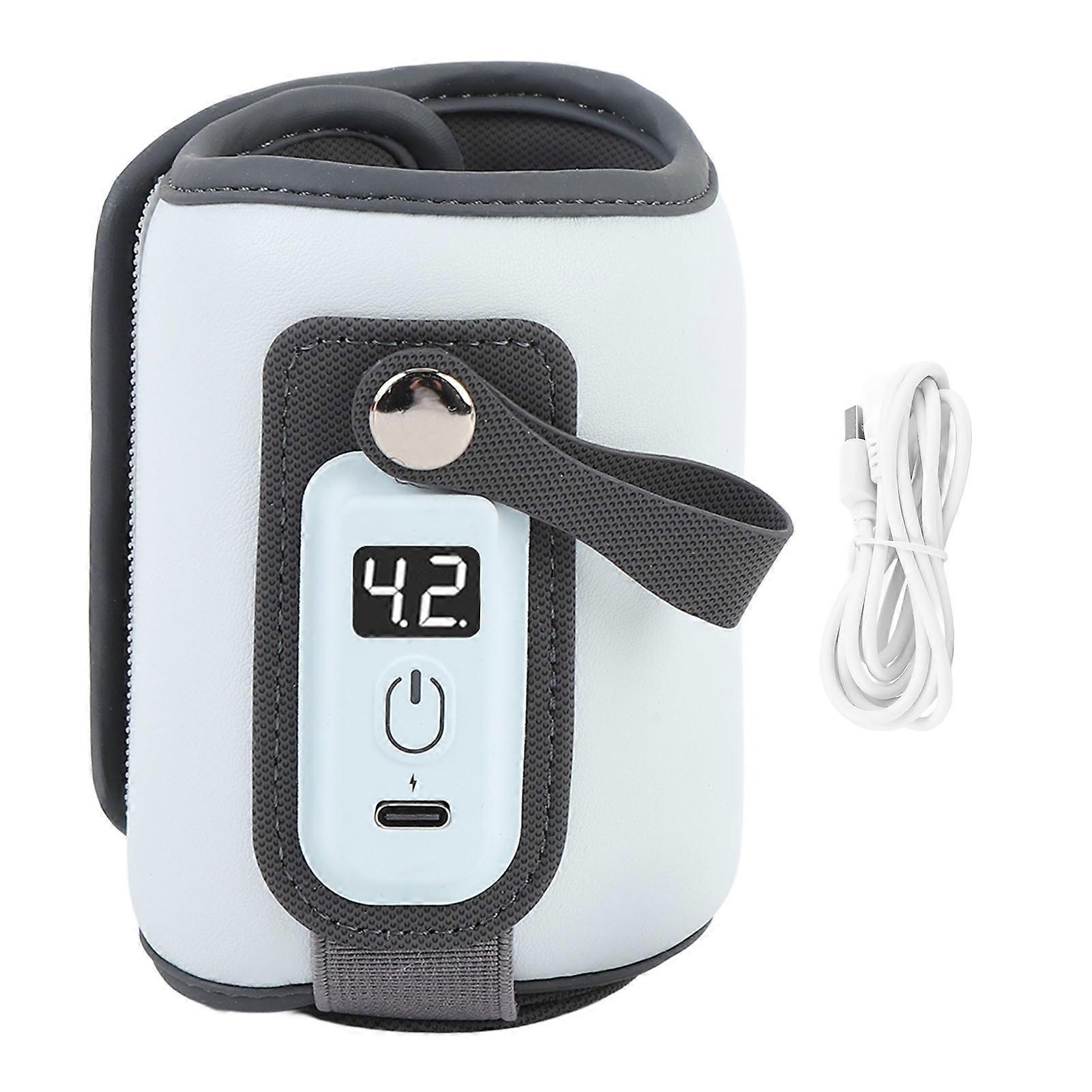 Tragbarer Flaschenwärmer Mit Lcd-bildschirm, 5 Temperaturstufen, Schnellheizfunktion, Ideal Für Unterwegs